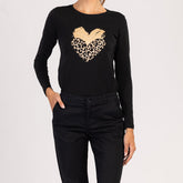 LUMA - TRICOU CU MÂNECĂ LUNGĂ, 100% BUMBAC, PENTRU DAMĂ