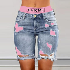 PATCHFUSION - PANTALONI SCURȚI PENTRU FEMEI