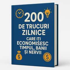 E-carte 200 de trucuri zilnice care îți economisesc timpul, banii și nervii