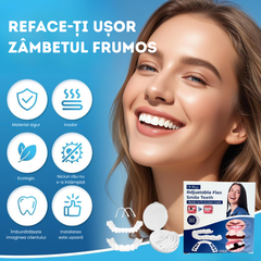 SMILEFIT PRO – SET ADAPTABIL DE DINȚI PENTRU UN ZÂMBET PERFECT