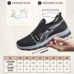 EXOVENT - PANTOFI BĂRBAȚI UȘORI ȘI RESPIRABILI PENTRU ZI DE ZI