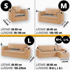 SOFTSTRETCH® - HUSE ELASTICE PENTRU CANAPELE