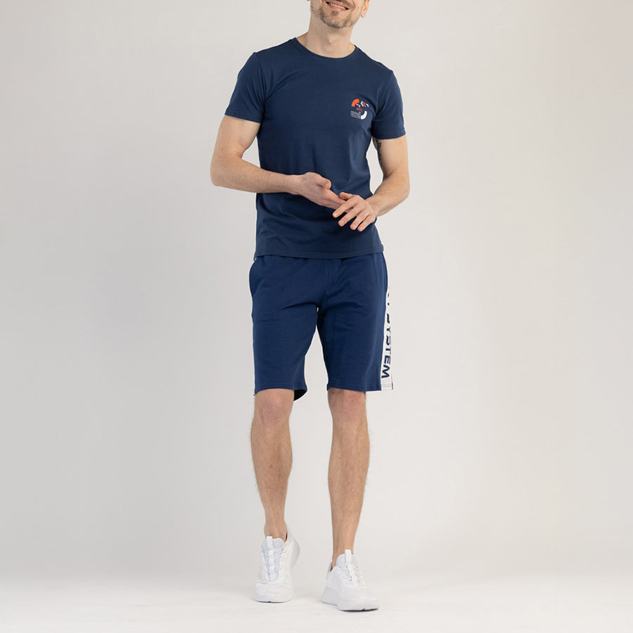 TRICOU BĂRBĂTEȘTI CU MÂNECĂ SCURTĂ DIN BUMBAC - ACTIVIO
