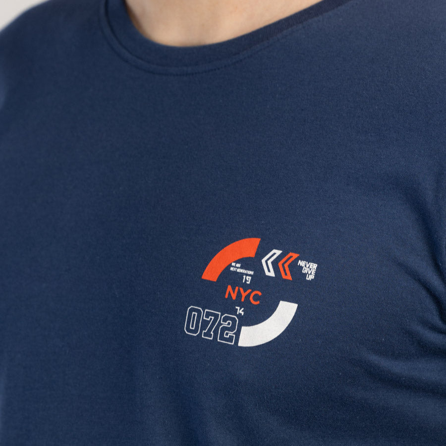TRICOU BĂRBĂTEȘTI CU MÂNECĂ SCURTĂ DIN BUMBAC - ACTIVIO
