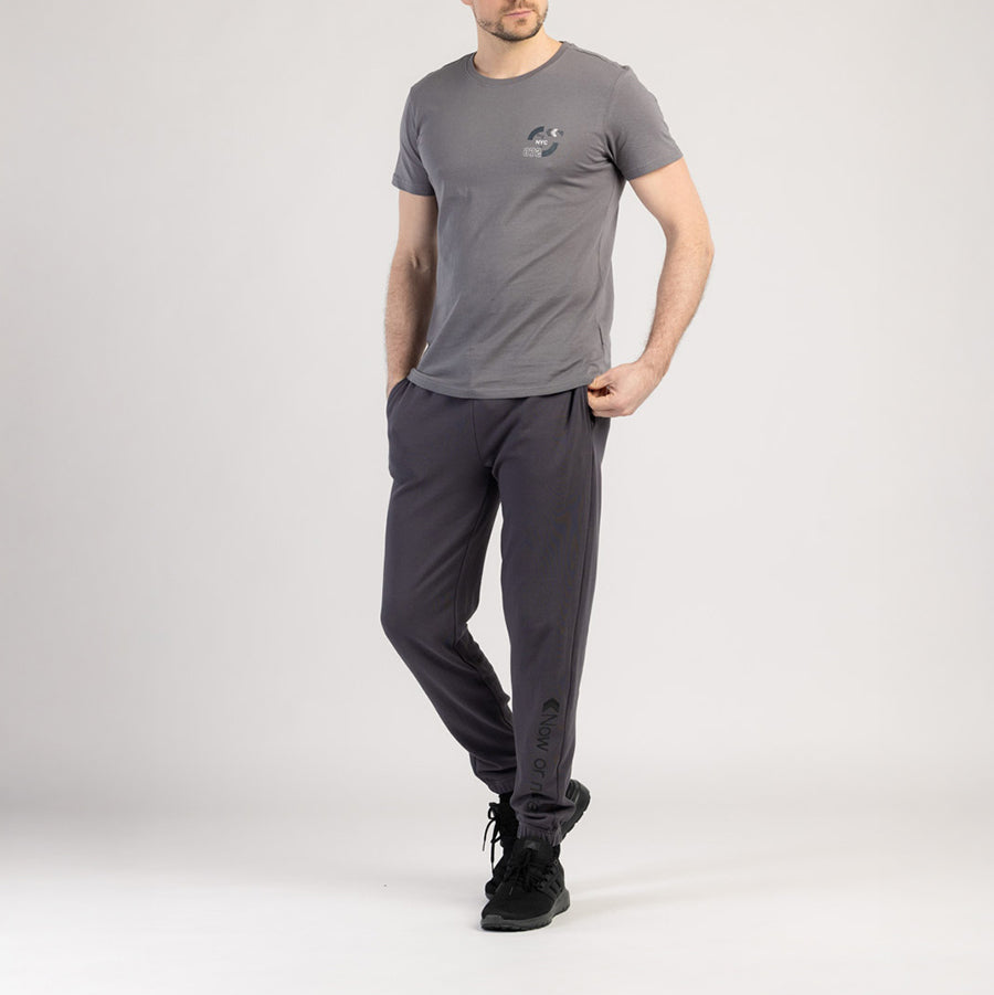 TRICOU BĂRBĂTEȘTI CU MÂNECĂ SCURTĂ DIN BUMBAC - ACTIVIO