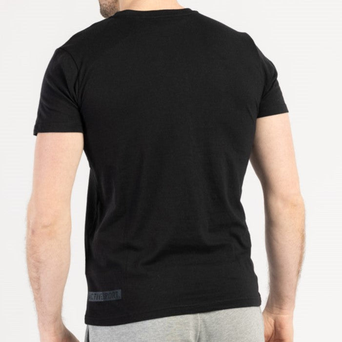 TRICOU BĂRBĂTEȘTI CU MÂNECĂ SCURTĂ DIN BUMBAC - ACTIVIO