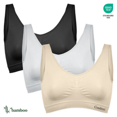 BAMBOOFLEX™ – SUTIEN FĂRĂ CUSĂTURI CU BUREȚI (3 ÎN PACHET)