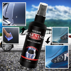 GLOSSFIX™ - Spray nano pentru zgârieturi fine și luciu auto