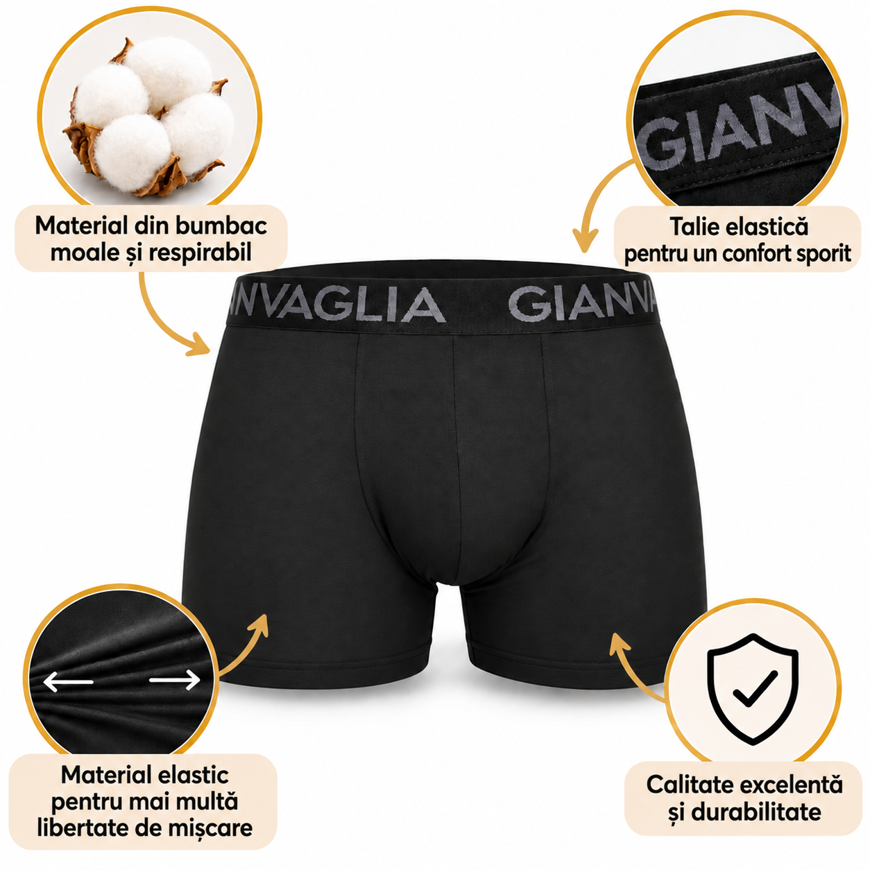 Caracteristicile boxerilor COTTONCORE