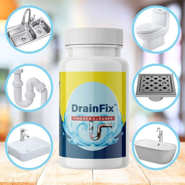 DrainFix™ – pulbere pentru curățarea scurgerilor