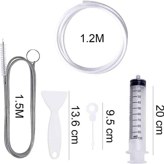 DRAINIX™ - Kit de curățare a tubului de drenaj al frigiderului, furtun 1 m