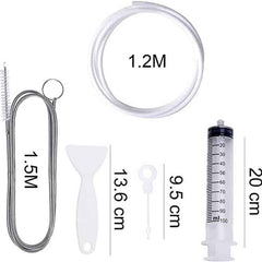 DRAINIX™ - Kit de curățare a tubului de drenaj al frigiderului, furtun 1 m