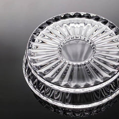 VORTIVA™ - Pahar de whisky rotativ din cristal cu model gravat