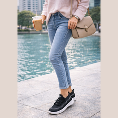 GLIMSOLE™ - MOCASINI DAMĂ RESPIRABILI CU DETALII STRĂLUCITOARE