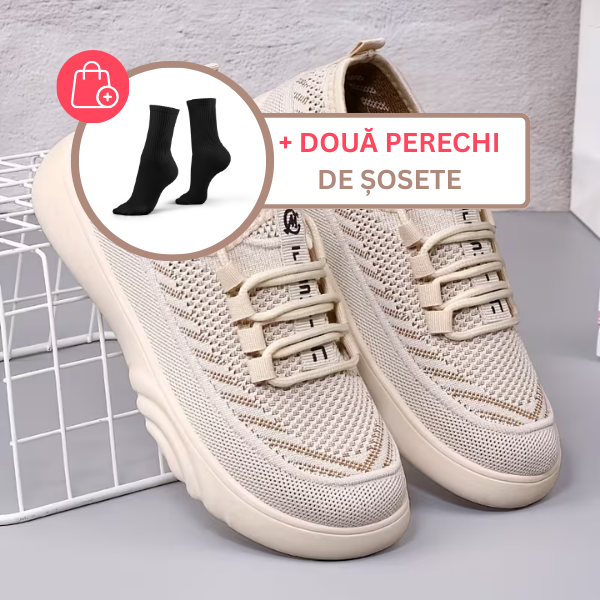 GLIMSOLE™ - MOCASINI DAMĂ RESPIRABILI CU DETALII STRĂLUCITOARE