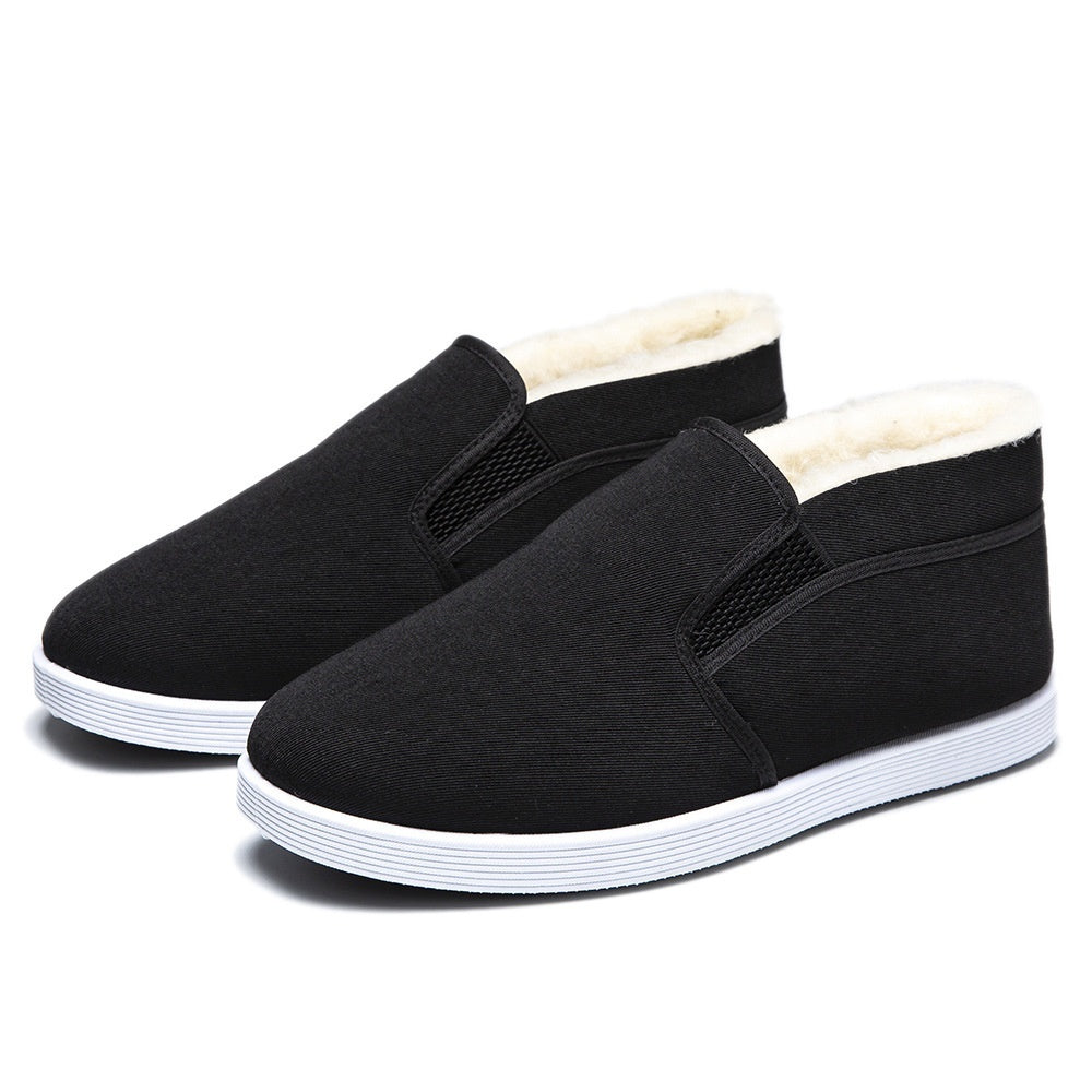 WOOLSTEP™ - Pantofi bărbați îmblăniți pentru iarnă, fără șireturi