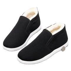WOOLSTEP™ - Pantofi bărbați îmblăniți pentru iarnă, fără șireturi