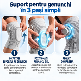 KneeFlex™ – orteză reglabilă pentru genunchi