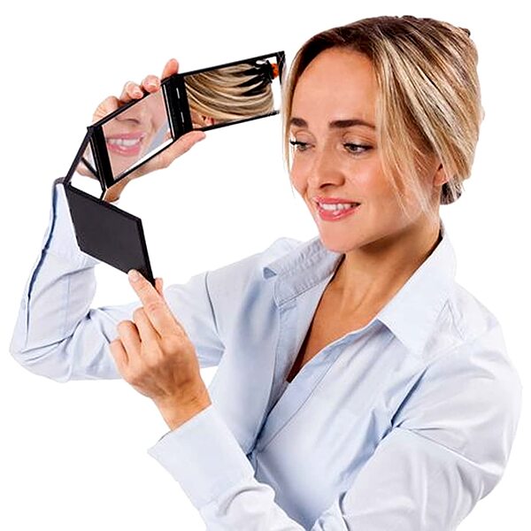 PANORA™ - Oglindă pliabilă cu trei panouri și unghi reglabil
