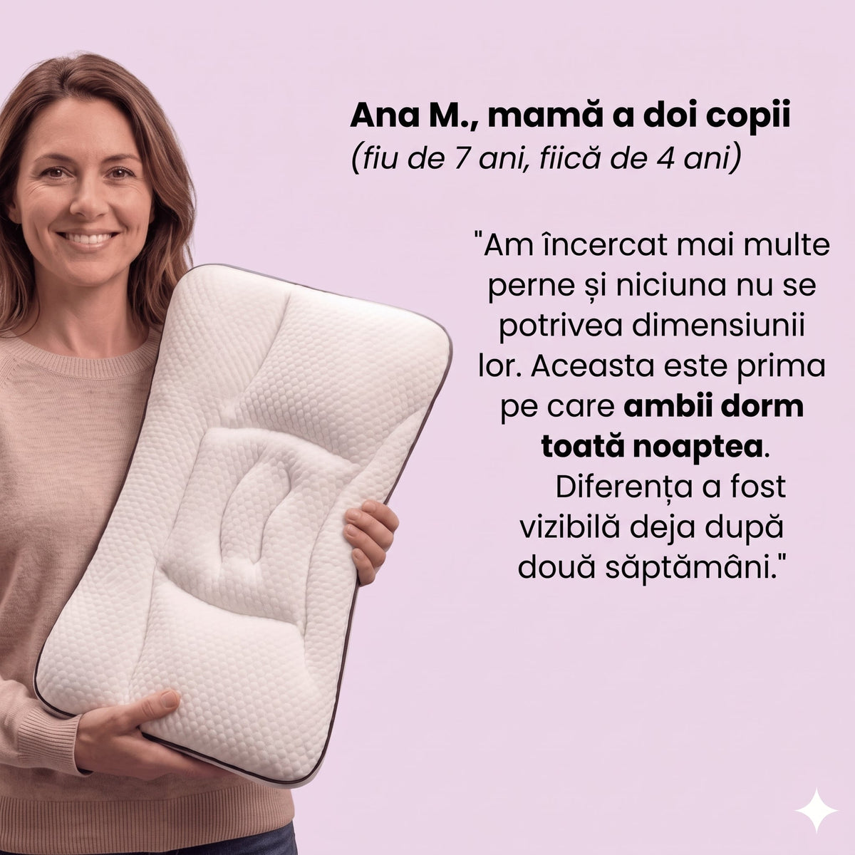 Nuvilo™ – pernă ergonomică pentru copii