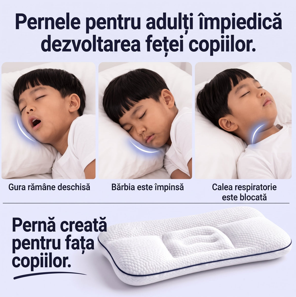 Nuvilo™ – pernă ergonomică pentru copii