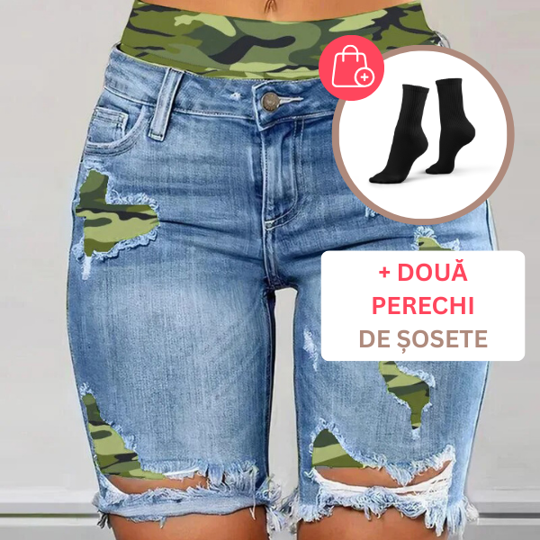 PATCHFUSION - PANTALONI SCURȚI PENTRU FEMEI