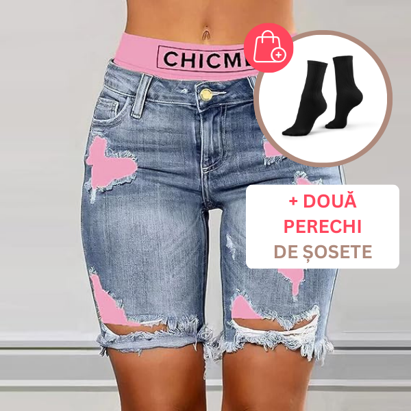 PATCHFUSION - PANTALONI SCURȚI PENTRU FEMEI