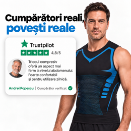 ShapeFlex™ – maiou compresiv pentru modelarea siluetei masculine
