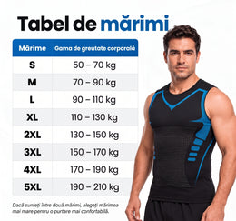 ShapeFlex™ – maiou compresiv pentru modelarea siluetei masculine