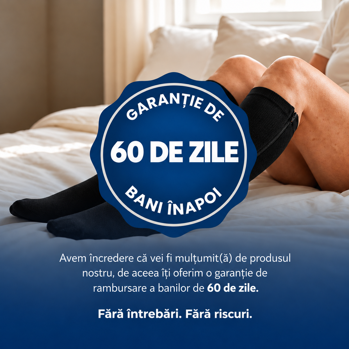 VenoFlex™ – Șosete compresive cu fermoar