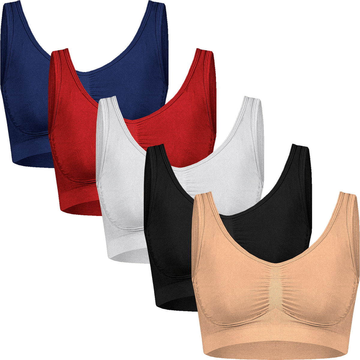MIDIFLEX™ - SUTIEN FĂRĂ CUSĂTURI (3 BUC ÎN SET) - 25 Lei bucata