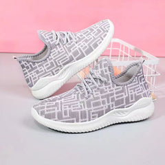 ALVESSA™ - ADIDAȘI ALBI, CU TALPĂ GROASĂ, PENTRU FEMEI