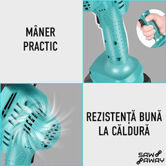 SAWAWAY™ –  FIERĂSTRĂU MANUAL CU ACUMULATOR