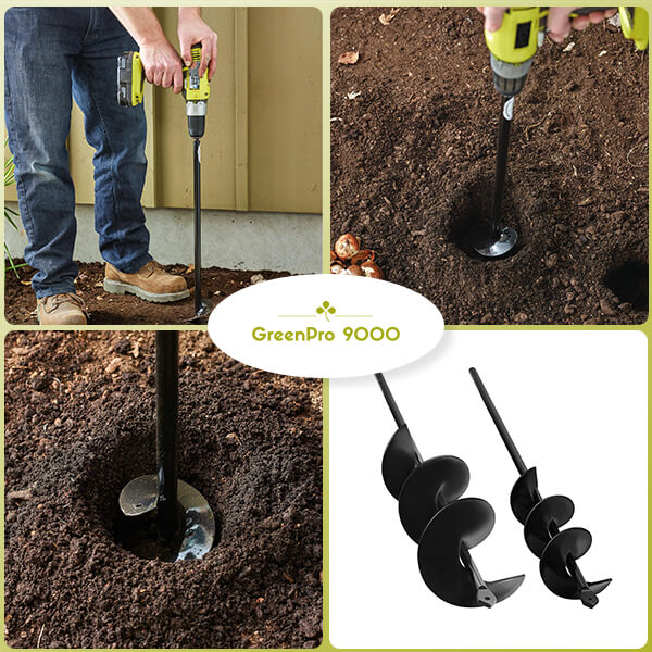 GREENPRO 9000® - BURGHIU PENTRU PRELUCRAREA PĂMÂNTULUI