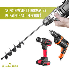 GREENPRO 9000® - BURGHIU PENTRU PRELUCRAREA PĂMÂNTULUI