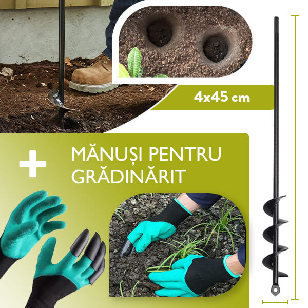 GREENPRO 9000® - BURGHIU PENTRU PRELUCRAREA PĂMÂNTULUI