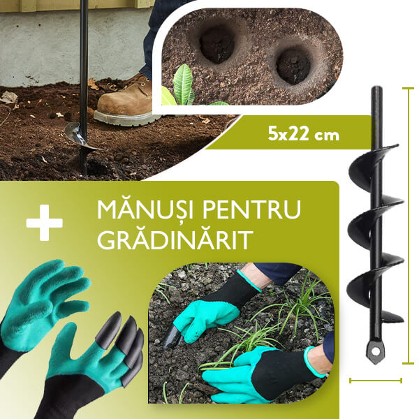 GREENPRO 9000® - BURGHIU PENTRU PRELUCRAREA PĂMÂNTULUI