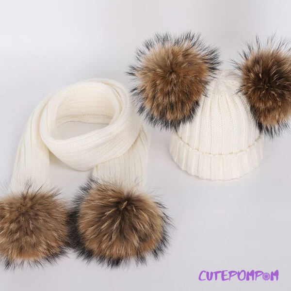 SET EXTREM DE CĂLDUROS - CĂCIULĂ ȘI FULAR CUTEPOMPOM®