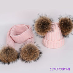 SET EXTREM DE CĂLDUROS - CĂCIULĂ ȘI FULAR CUTEPOMPOM®