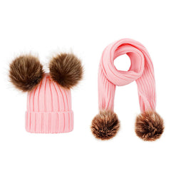SET EXTREM DE CĂLDUROS - CĂCIULĂ ȘI FULAR CUTEPOMPOM®